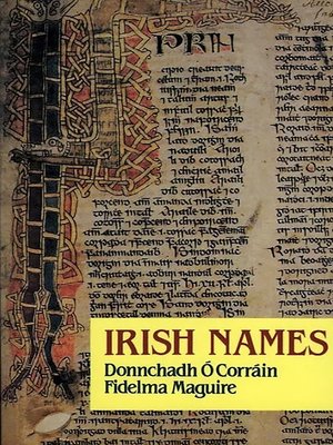 cover image of Irish Names